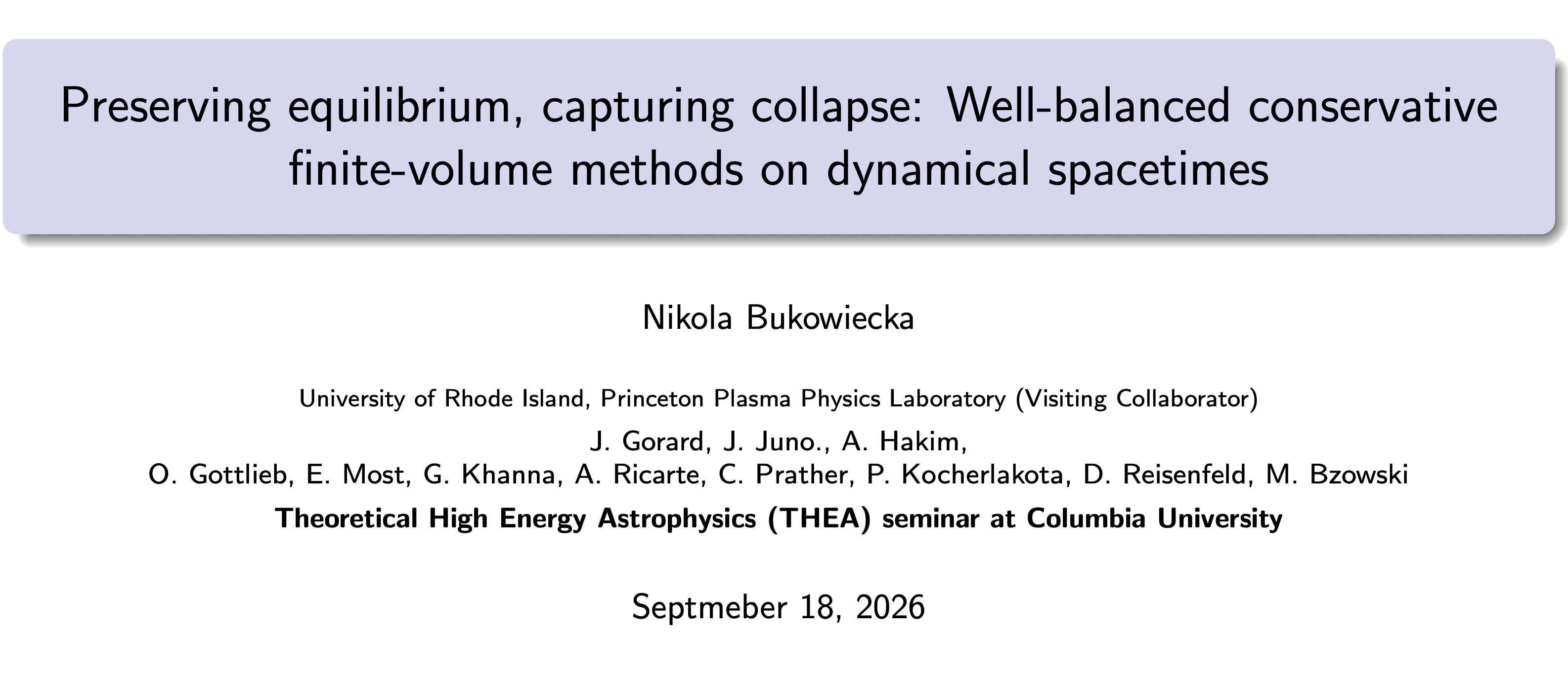 An unstable neutron star collapsing to a black hole: conserved density (left) and lapse (right).
