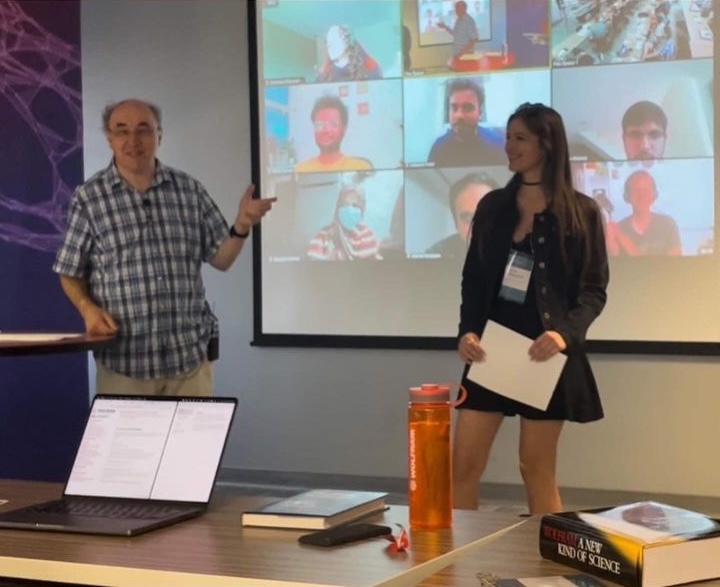 With Stephen Wolfram at Wolfram Summer School 2022, Champaign, IL, USA.